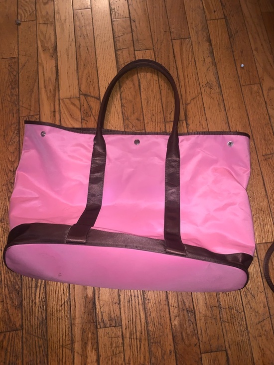 Handbags - Large pink tote bag for green_chapka